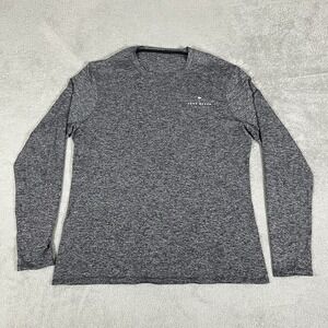 Lululemon Shirt Mens Large Gray Athletic Training Long Sleeve Performance Gym